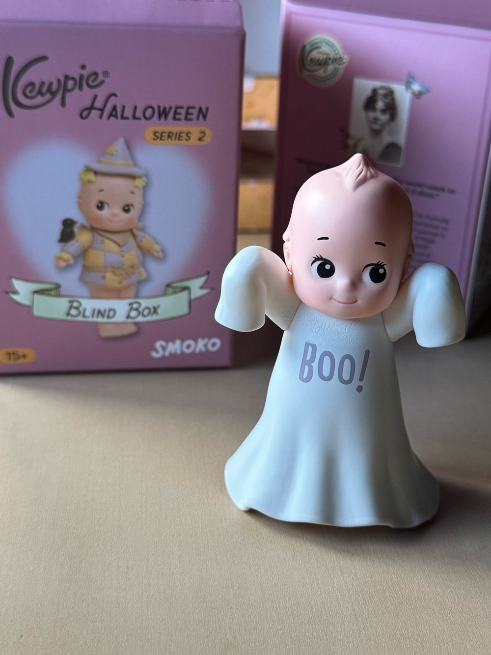 authentic • kewpie halloween series 2 figurine • ghost